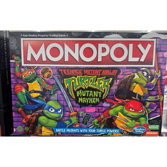Monopoly: Teenage Mutant Ninja Turtles Mutant Mayhem Edition OLSTY - Picture 1 of 1